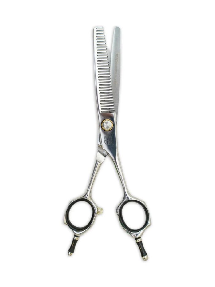 440C Orchid Blade thinning scissors for professional salon blending and texturising work