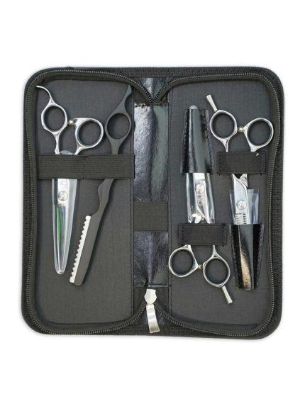 5 Piece Hair Cutting Kit 6CR professional salon kit for hairdressers and stylists