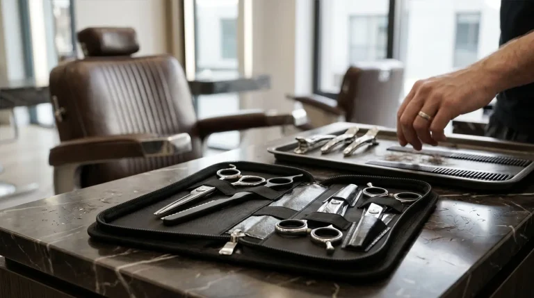 Are expensive hairdressing scissors worth it featured image showing premium professional salon scissors in a luxury editorial setting