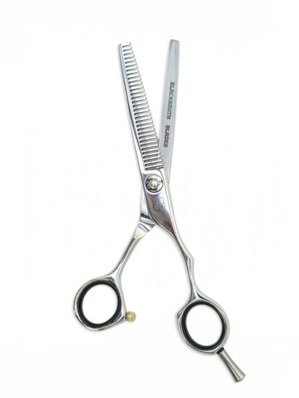 VG10 Blacksmith Blades polished thinning scissors open view for salon professionals