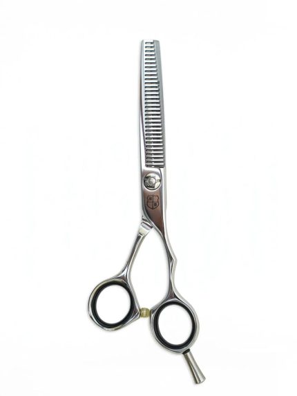 VG10 Blacksmith Blades polished thinning scissors closed view for professional hairdressers