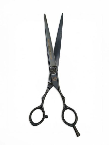 VG10 Black Chrome hair cutting scissors for hairdressers barbers and stylists
